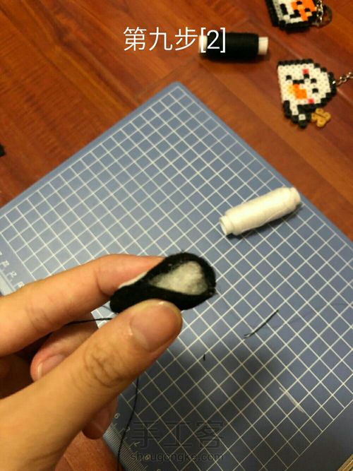 不织布灰尘精灵玩偶教程 第18步