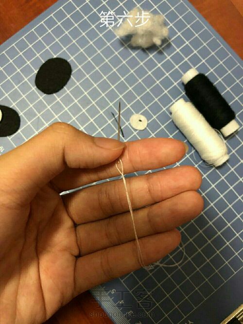 不织布灰尘精灵玩偶教程 第9步
