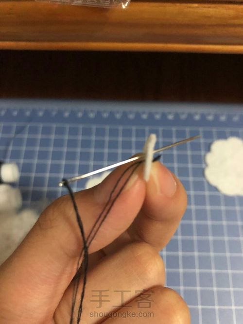 迷糊羊不织布教程 第5步