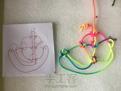 立体冰花球，图文教程 第14步