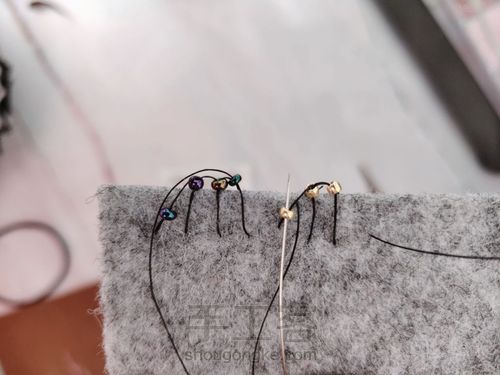 法式刺绣珠绣中常见的包边方法(一) 第12步