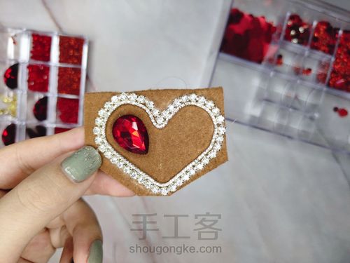 ❤️ins超火的爱心胸针详解❤️ 第4步