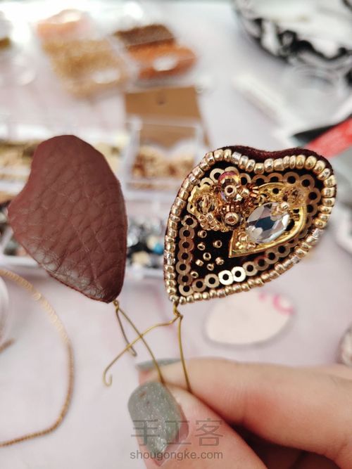 【原创】教程详解🐝立体珠绣昆虫胸针 第13步