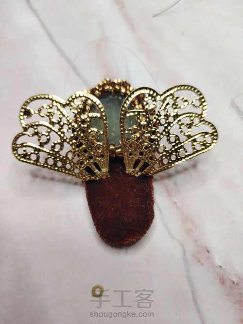 【原创】教程详解🐝立体珠绣昆虫胸针 第16步