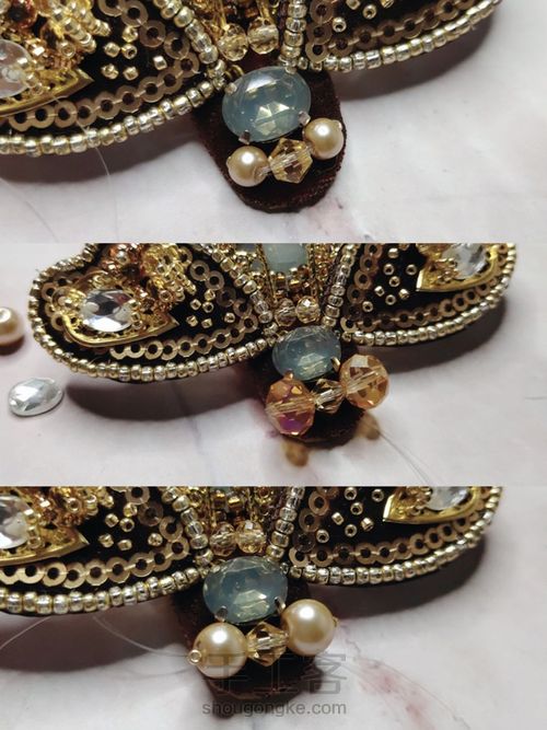 【原创】教程详解🐝立体珠绣昆虫胸针 第20步