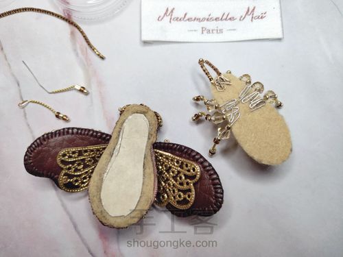 【原创】教程详解🐝立体珠绣昆虫胸针 第23步