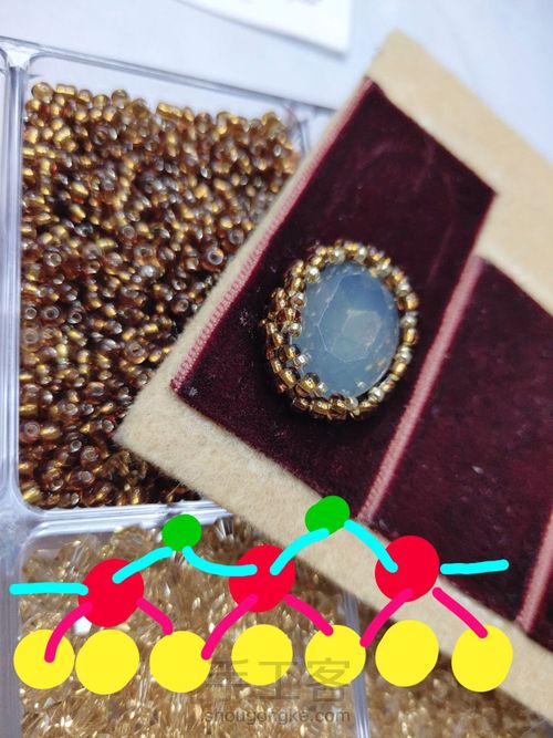 【原创】教程详解🐝立体珠绣昆虫胸针 第6步