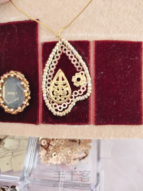 【原创】教程详解🐝立体珠绣昆虫胸针 第9步