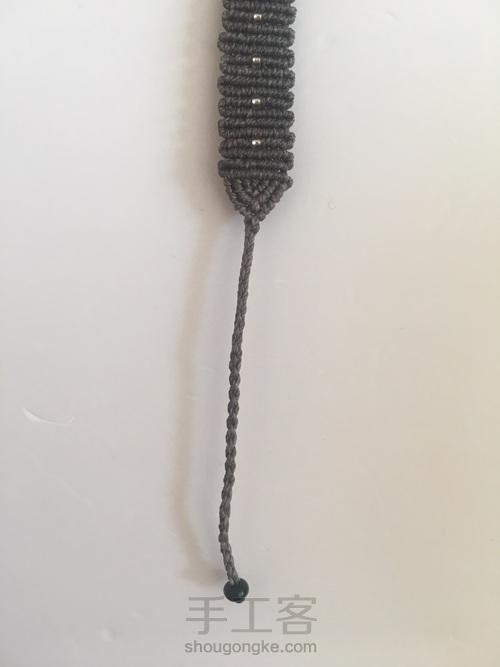 简单帅气情侣款手链 第23步