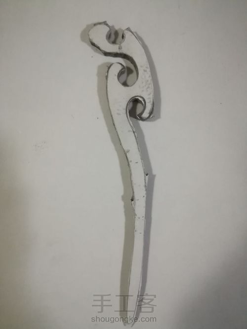 如意发簪+棱面指环,材质依然是水牛角 第3步