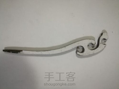 如意发簪+棱面指环,材质依然是水牛角 第4步