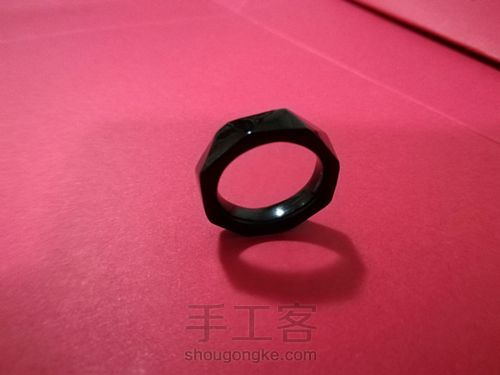 如意发簪+棱面指环,材质依然是水牛角 第12步