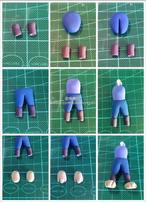 疯狂动物城朱迪手办教程 第2步