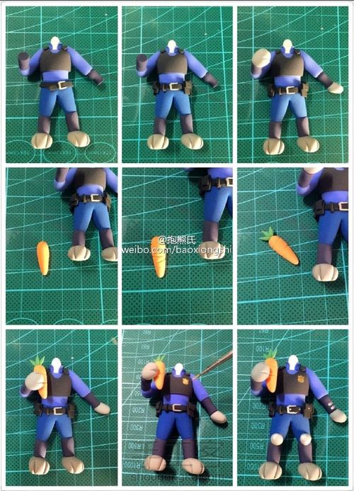 疯狂动物城朱迪手办教程 第4步