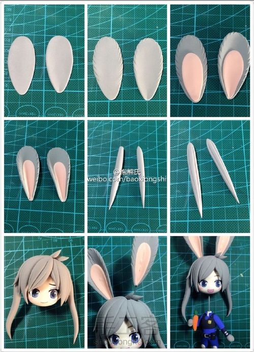 疯狂动物城朱迪手办教程 第6步