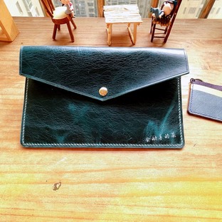 【原创】油蜡皮手包，超能装～