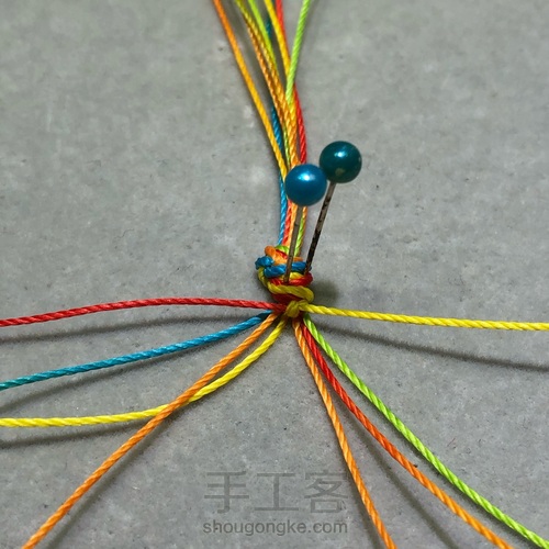 八线尾扣 仿做了一个。自己做了一个详细的 第1步