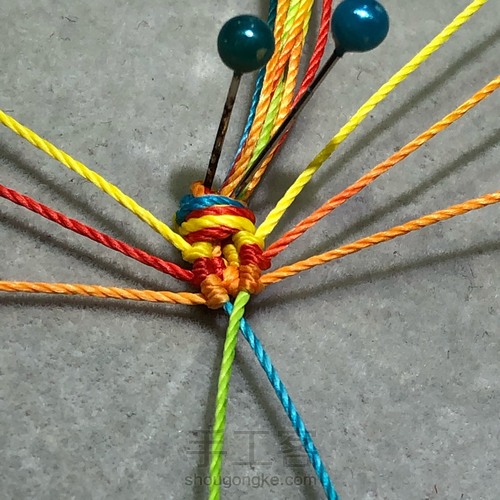 八线尾扣 仿做了一个。自己做了一个详细的 第4步