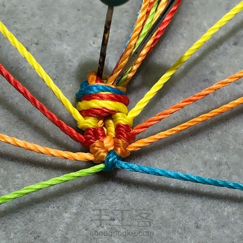 八线尾扣 仿做了一个。自己做了一个详细的 第5步