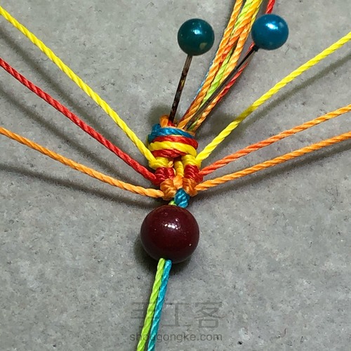 八线尾扣 仿做了一个。自己做了一个详细的 第6步