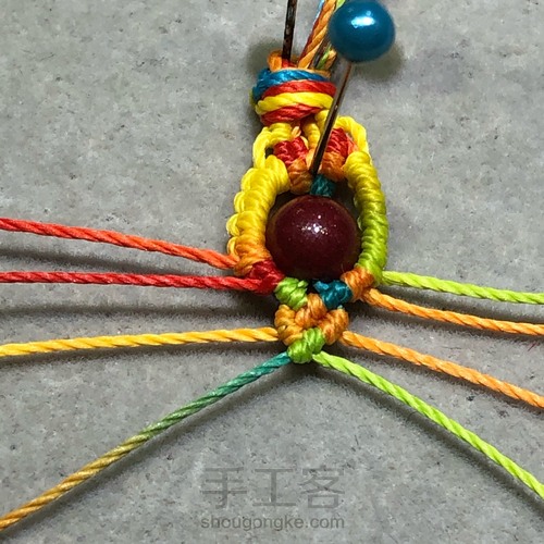 八线尾扣 仿做了一个。自己做了一个详细的 第10步