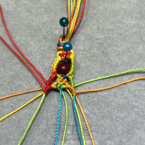 八线尾扣 仿做了一个。自己做了一个详细的 第13步