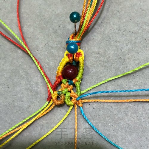 八线尾扣 仿做了一个。自己做了一个详细的 第15步