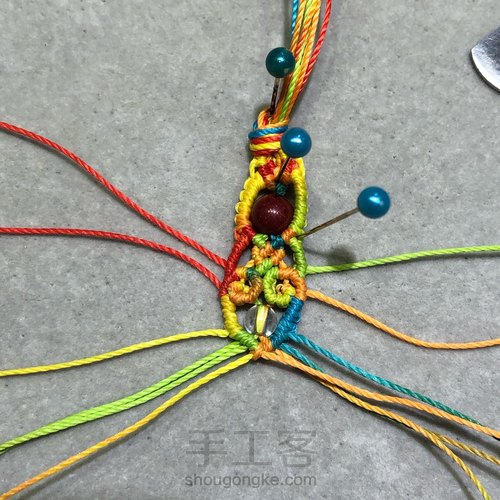 八线尾扣 仿做了一个。自己做了一个详细的 第19步