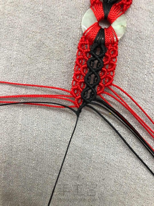 中国风脚链 第4步