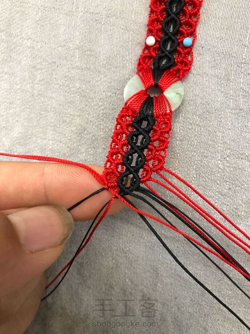 中国风脚链 第6步
