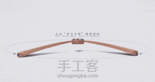 竹蜻蜓 蜻蜓点水平衡竹蜻蜓 DIY木艺 第7步