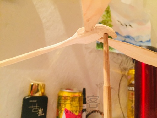 竹蜻蜓 蜻蜓点水平衡竹蜻蜓 DIY木艺 第15步