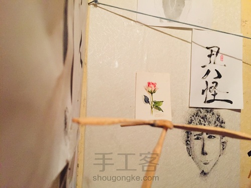 竹蜻蜓 蜻蜓点水平衡竹蜻蜓 DIY木艺 第18步