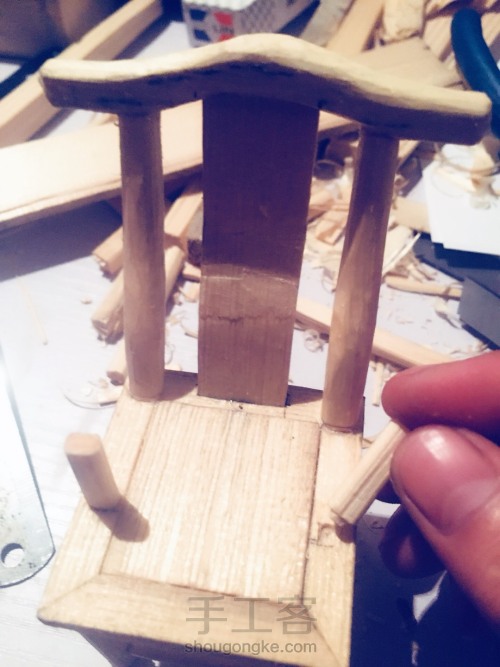 一款椅子的诞生 diy凳子木艺 第14步