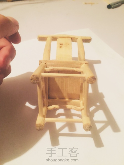 一款椅子的诞生 diy凳子木艺 第20步