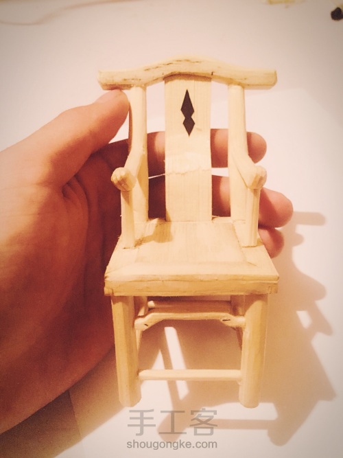 一款椅子的诞生 diy凳子木艺 第22步