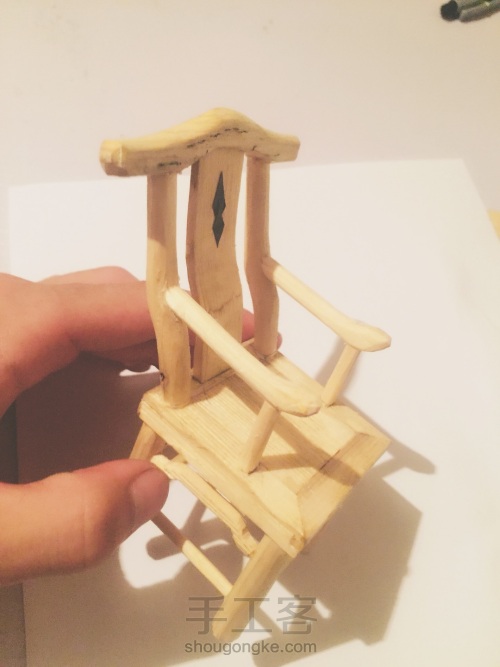 一款椅子的诞生 diy凳子木艺 第23步