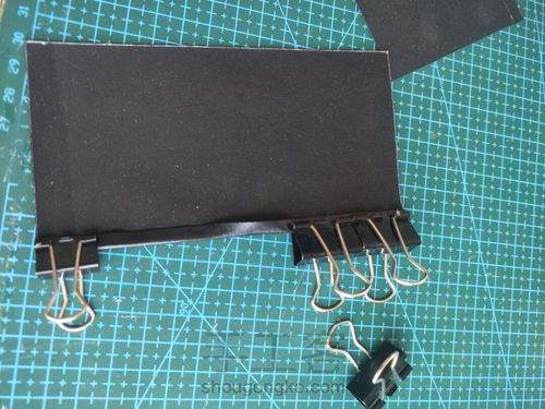 橘色风琴褶长夹 第4步