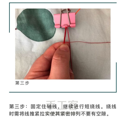 无痕线圈、双向线圈、拉环、活扣拉环 第4步