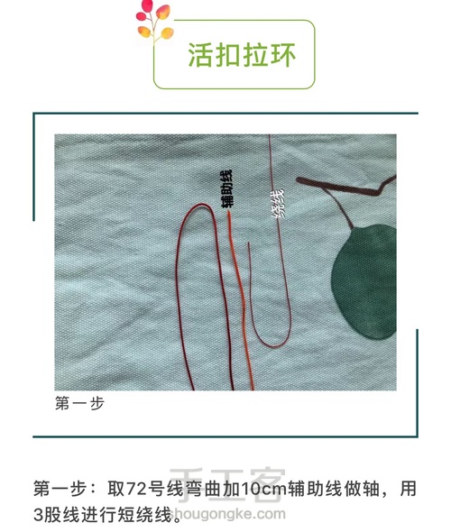 无痕线圈、双向线圈、拉环、活扣拉环 第13步