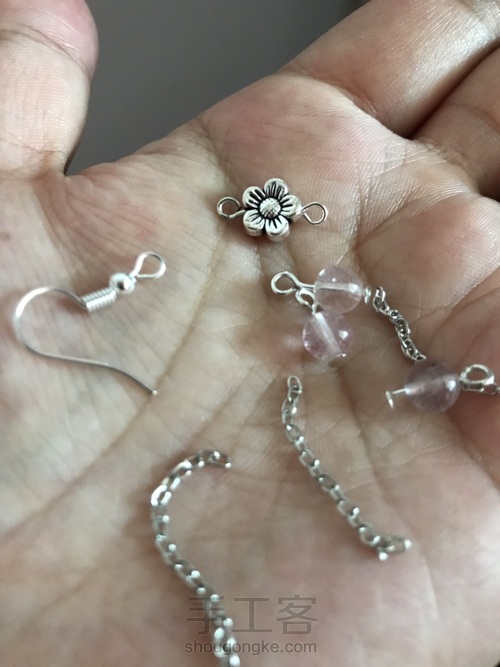 古风流苏耳环 第2步