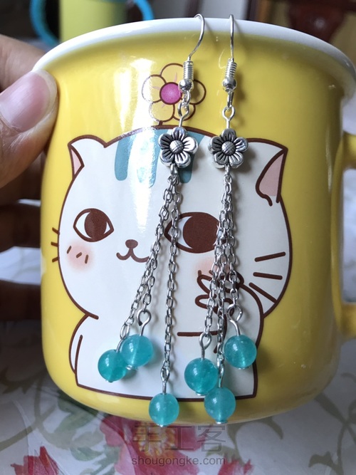 古风流苏耳环 第9步