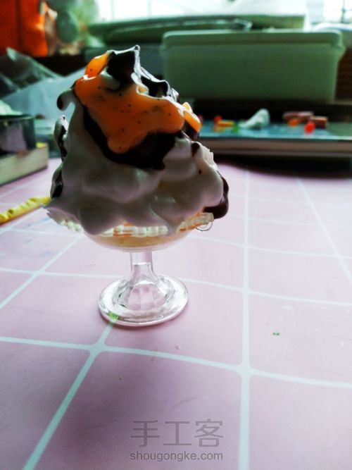 柠檬桔子冰淇淋制作教程 第5步