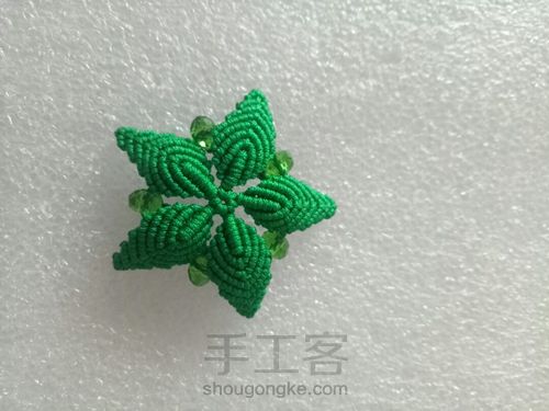 玫瑰花花托 第1步