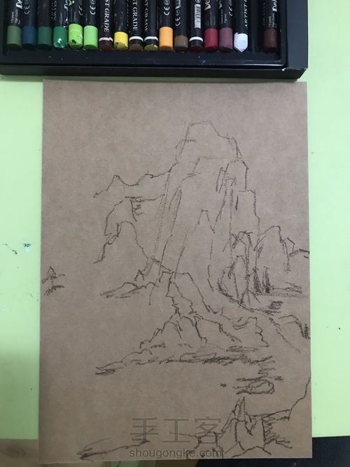山水图 第1步