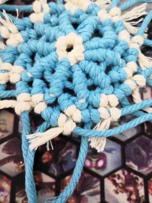 【原创】鲁冰花杯垫 地中海风 北欧风 蓝色是夏天里大海的颜色 第15步