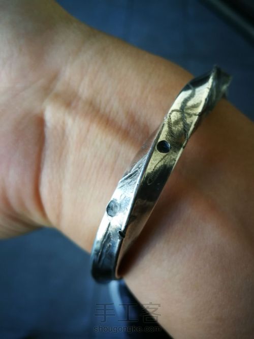 最简单的银饰做旧(虽然很丑,但是自己还是蛮喜欢的) 第5步