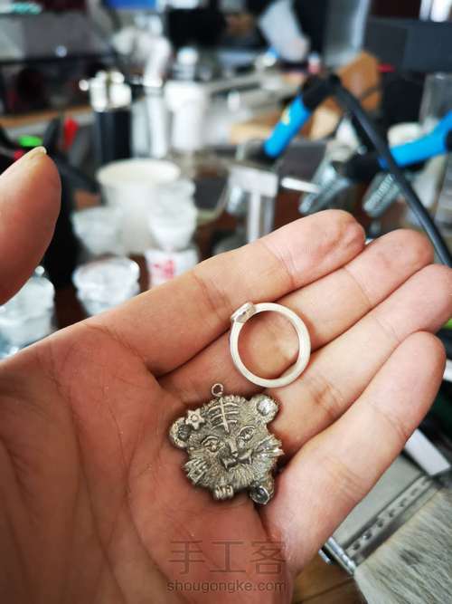 失蜡法手工银饰制作倒模雕蜡翻模教程硅胶模具银铸造戒指吊坠