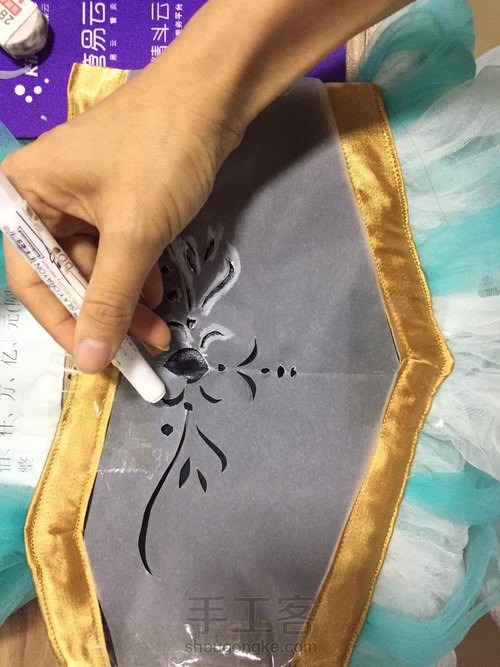 儿童节给女儿亲手做的公主裙 第14步