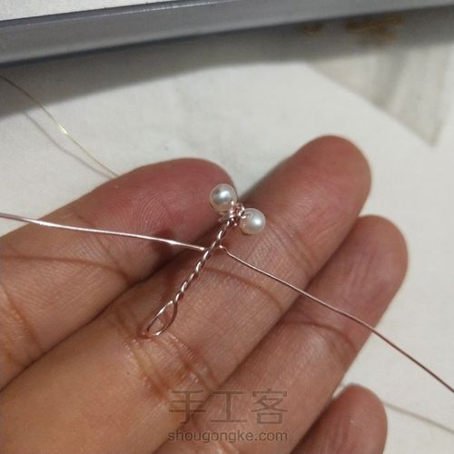 金属绕线蜻蜓 第1步